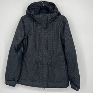 Pulse Snowboard Ski Jacket with raised velvet Flowers0
